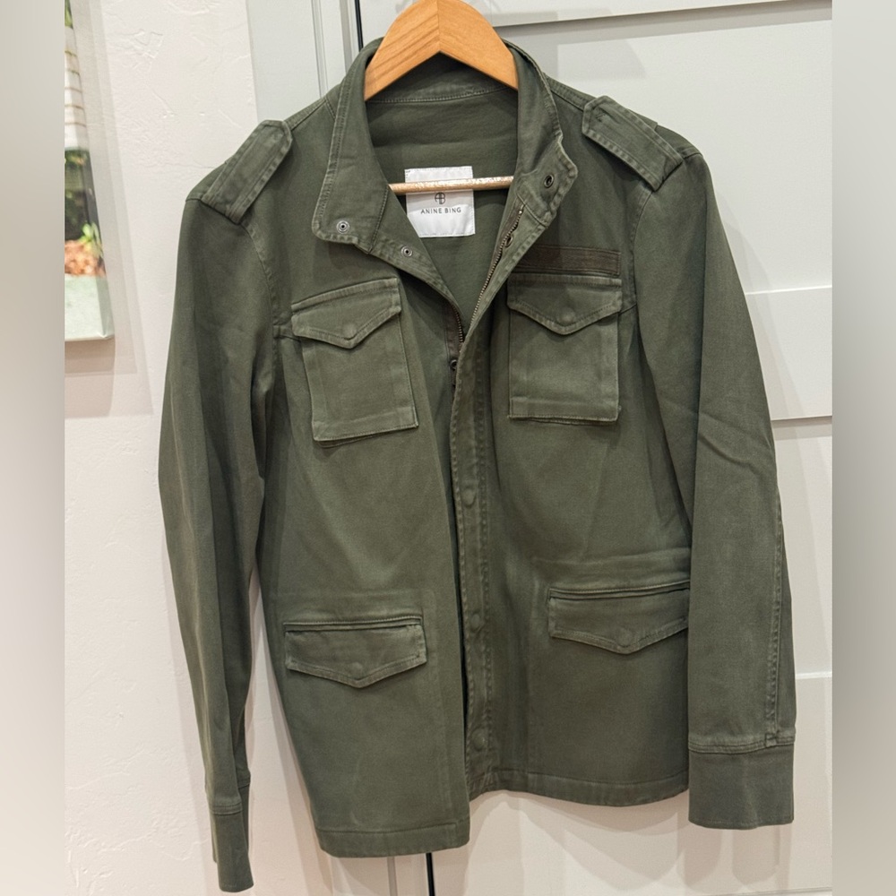 Anine Bing Khaki Green Jacket